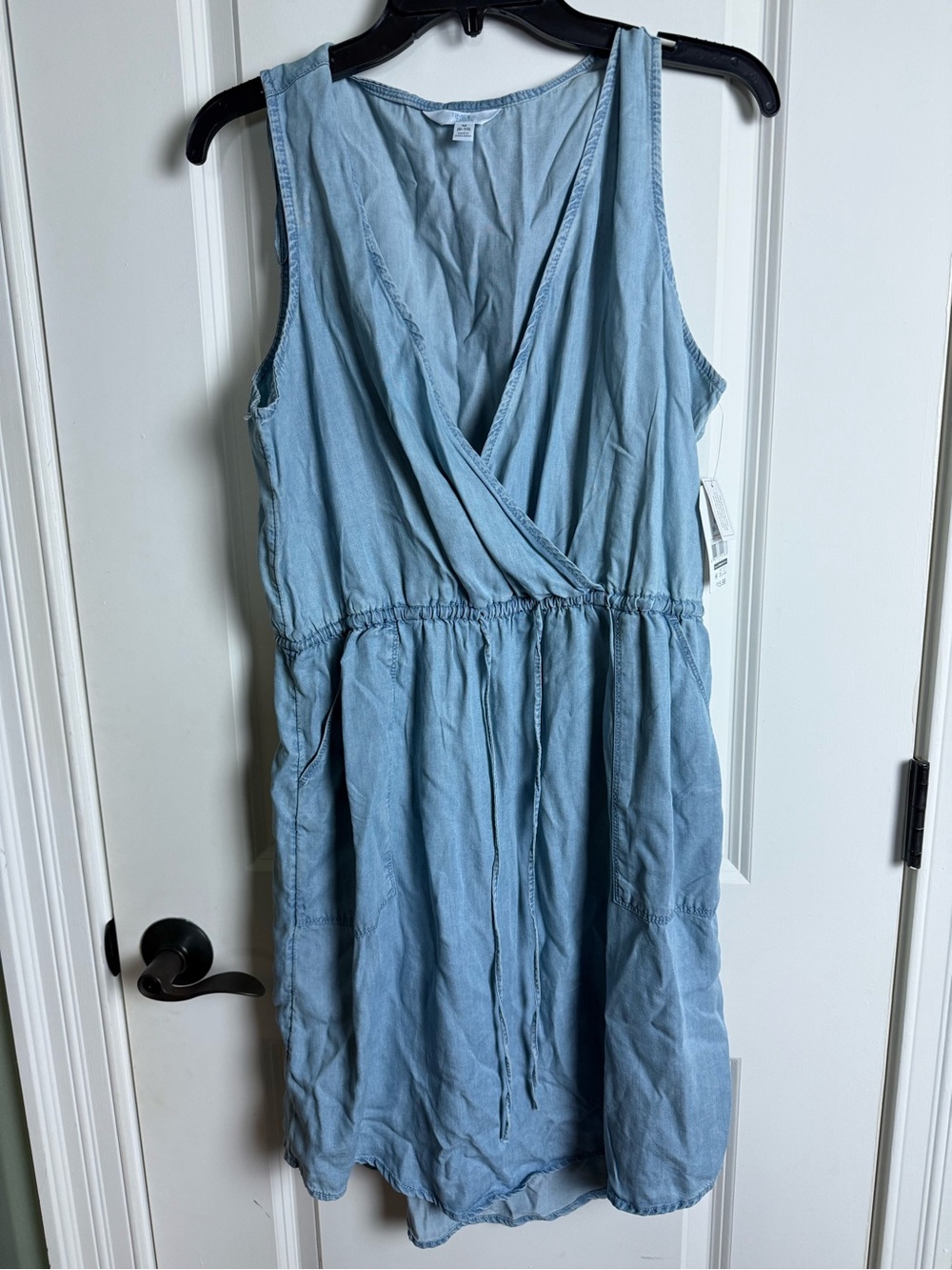 Time and Tru Light Blue Denim Jumper Dress